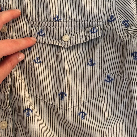 J. Crew Anchor blouse ⚓️ - Picture 3 of 4